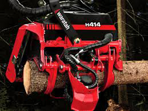 Đầu cắt gỗ và bóc vỏ cây gắn trên máy đào model H414