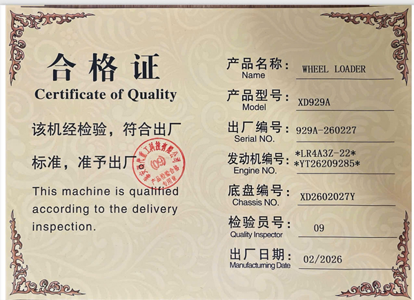 Máy xúc lật XD929A XIANDAI | Giá tốt, bền bỉ cho công trình hầm